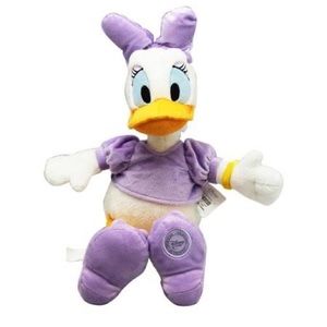 Disney's Diasy Duck Lavender Bow, Dress, and Shoes Medium Size Plush Toy (16in)